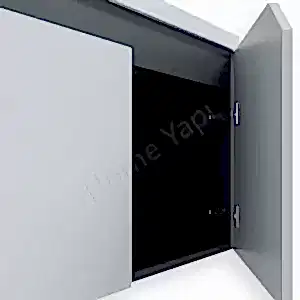 Banyo Dolabı 80 cm Alvit Napoli Beyaz Full Mdf resim 3