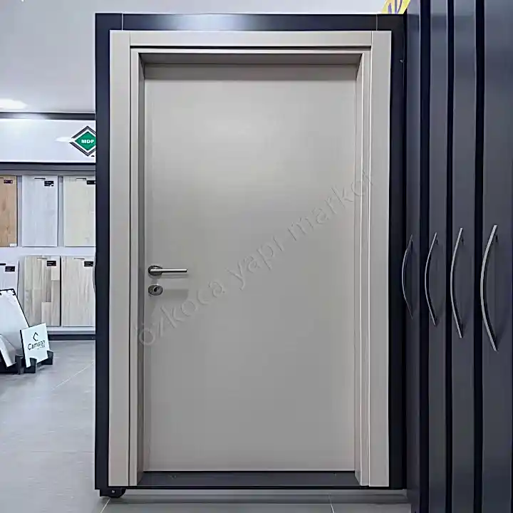 Kompozit Oda Kapısı Ado100 Krem Aksesuar Dahil