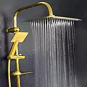Duş Seti Uzay Premium Yağmurlama Gold resim 1