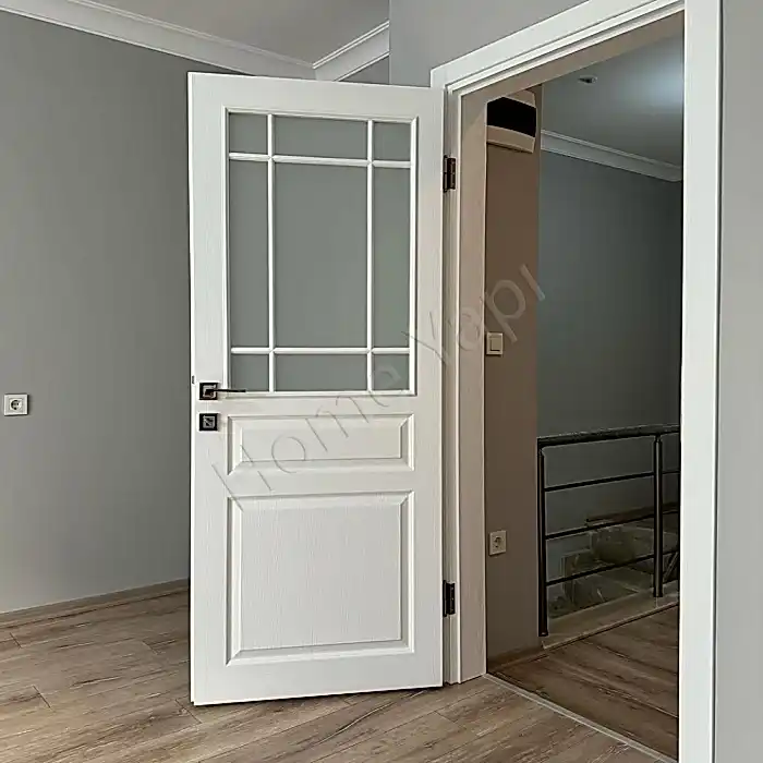 Amerikan Panel Kapı Sumqayıt +Yarım Camlı