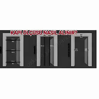 Amerikan Panel Kapı Madran+ Aksesuar Dahil resim 3
