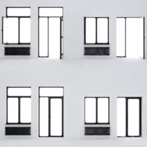 Çerçevesi Renkli Pvc Pencereler resim 1