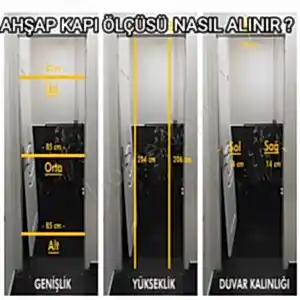Amerikan Panel Kapı Canik Aksesuar Dahil resim 3