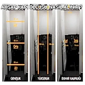 Amerikan Panel Kapı Sumqayıt +Yarım Camlı resim 3