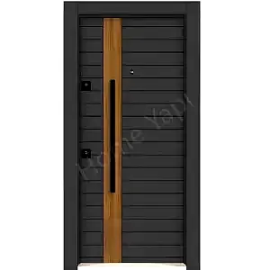 Çelik Kapı Antrasit Saruhan 419 resim 1