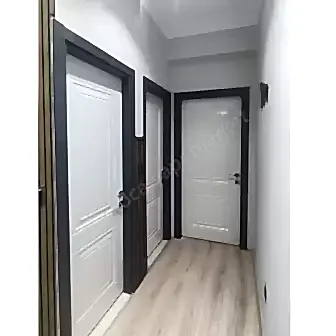 Melamin Kapı 2 Göbek Renkli Çerçeve Tam Takım resim 1
