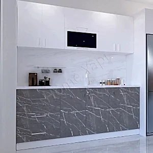 Mutfak Dolabı 200 cm Makinasız Venedik Tezgah Dahi resim 2