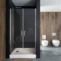 Duşakabin 6mm Tamperli Antrasit 100×100 Düz resim 1