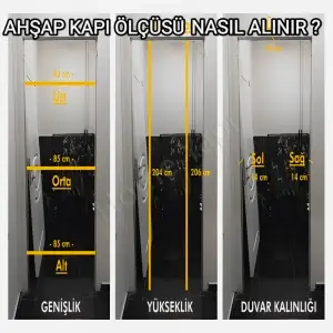 Melamin Kapı Ürgüp +Aksesuar Dahil resim 3