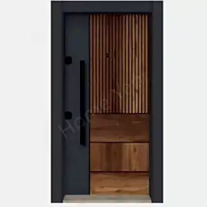 Çelik Kapı Antrasit Saruhan 414 resim 1