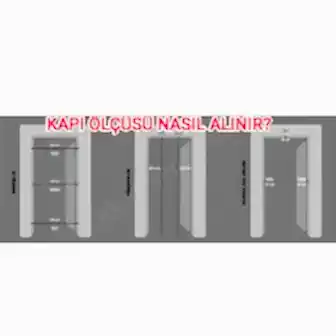 Melamin Kapı 2 Göbek Aksesuar Dahil resim 3