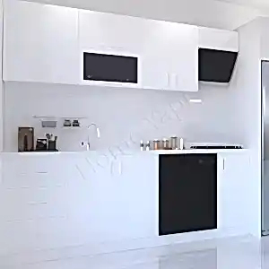 Mutfak Dolabı 230 cm Beyaz Tezgah Dahildir resim 2