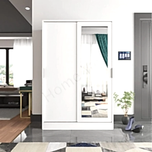 Sürgü Kapak Aynalı Vestiyer Portmanto Gardrop resim 2