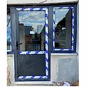 Antrasit Balkon Kapısı Her Ebatta resim 1