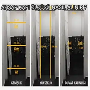 Lake Kapı Düz + Aksesuar Dahil resim 4