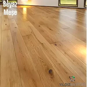 Parke Laminant 8 mm Terra Click Beyaz Meşe resim 2