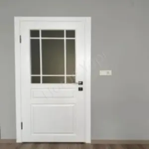Amerikan Panel Kapı Sumqayıt +Yarım Camlı resim 2