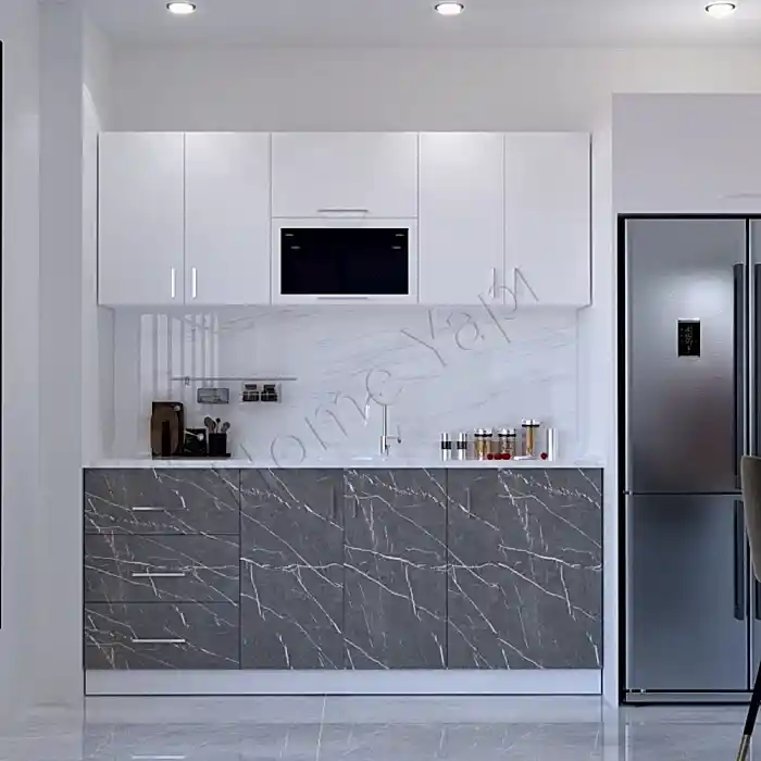Mutfak Dolabı 200 cm Makinasız Venedik Tezgah Dahi