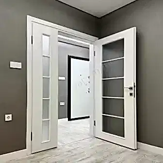 Melamin Kapı Camlı Yavru Kapı Aksesuar Dahil resim 1