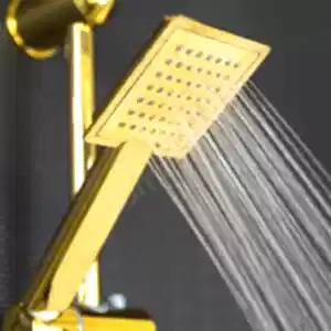Duş Seti Uzay Premium Yağmurlama Gold resim 2
